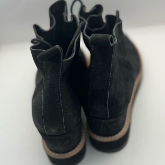 Eileen Fisher Women’s Size 8 Capa Wedge Chukka Boot In Black - Picture 4 of 9
